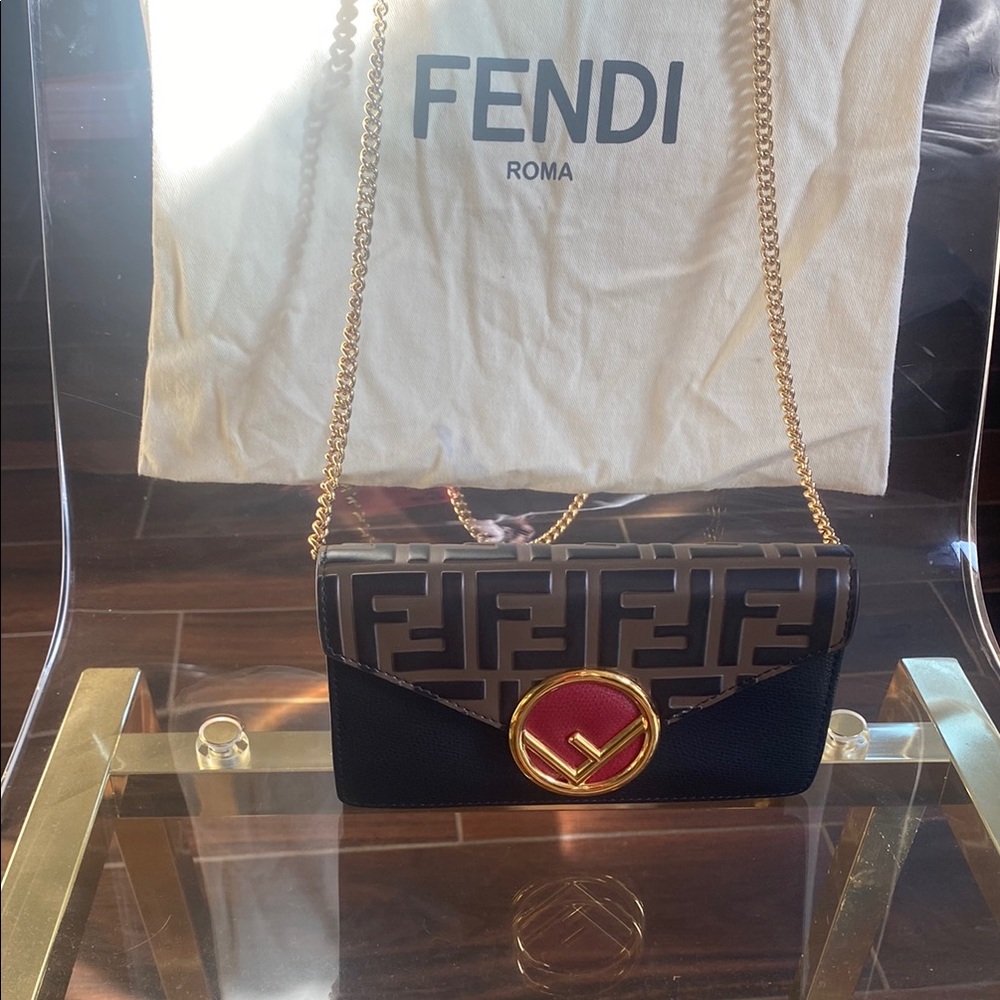 Fendi Black and Brown Women's Bag